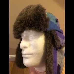 Multicolor Fur Trapper Hat